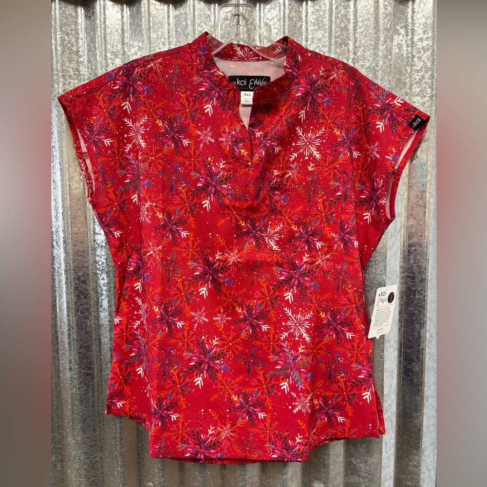 Koi/Women's Print Top/XXS